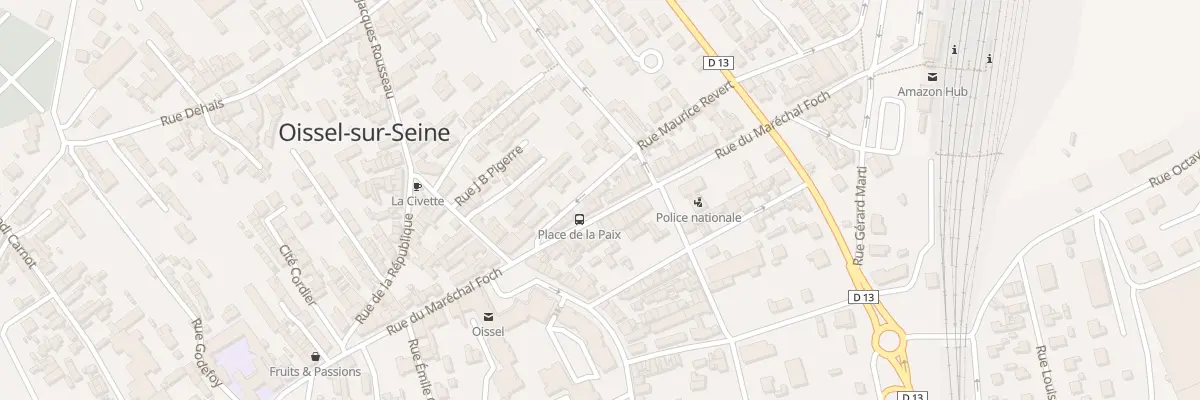 Plan du 25B Rue du Mal Foch à Oissel-sur-Seine