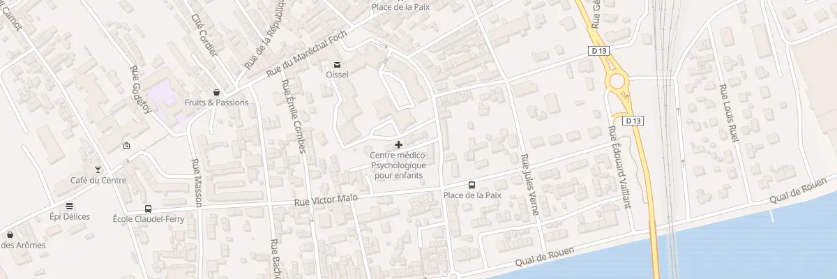 Plan du 57 Rue de la Paix à Oissel-sur-Seine