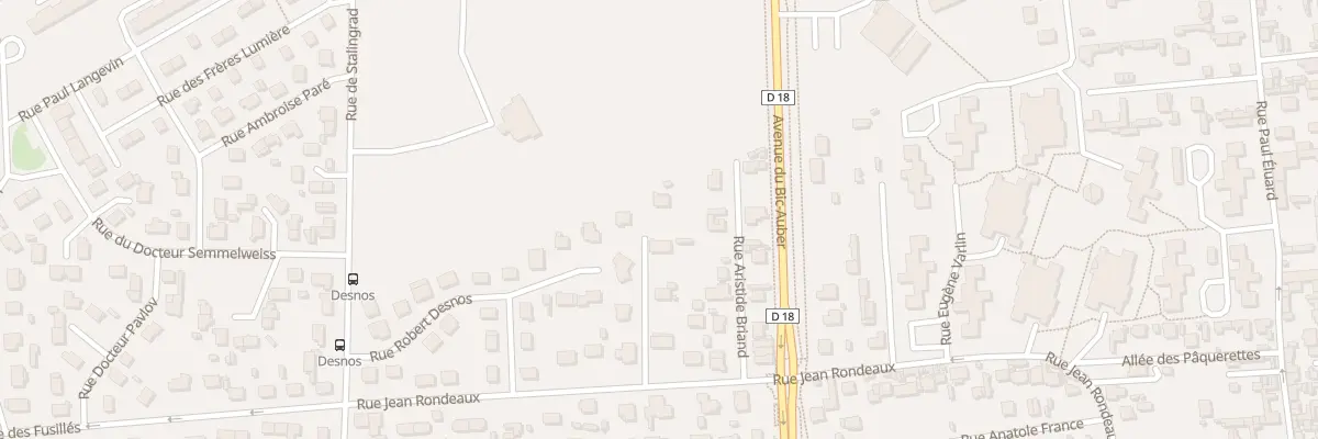 Plan du 70 Rue Jean Rondeaux à Saint-Étienne-du-Rouvray