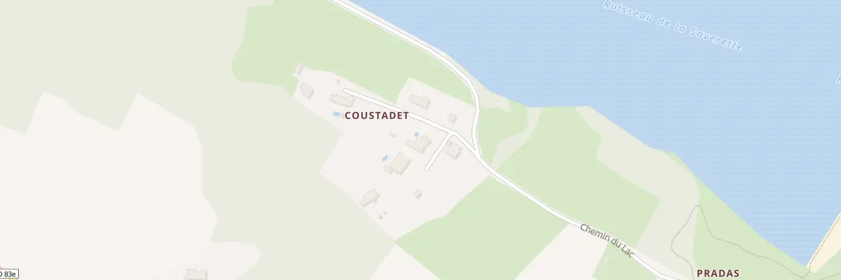 Plan du 2 Imp du Lac à Savères