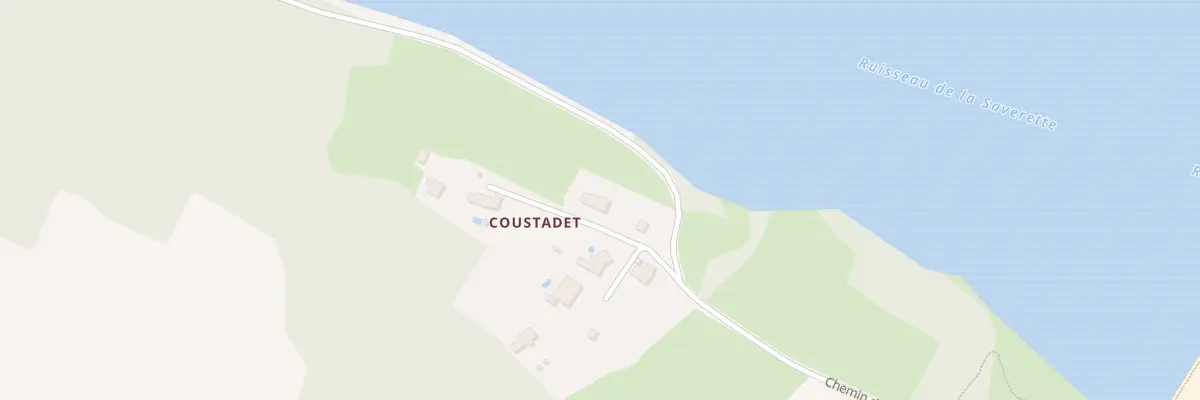 Plan du 500 Che du Lac à Savères