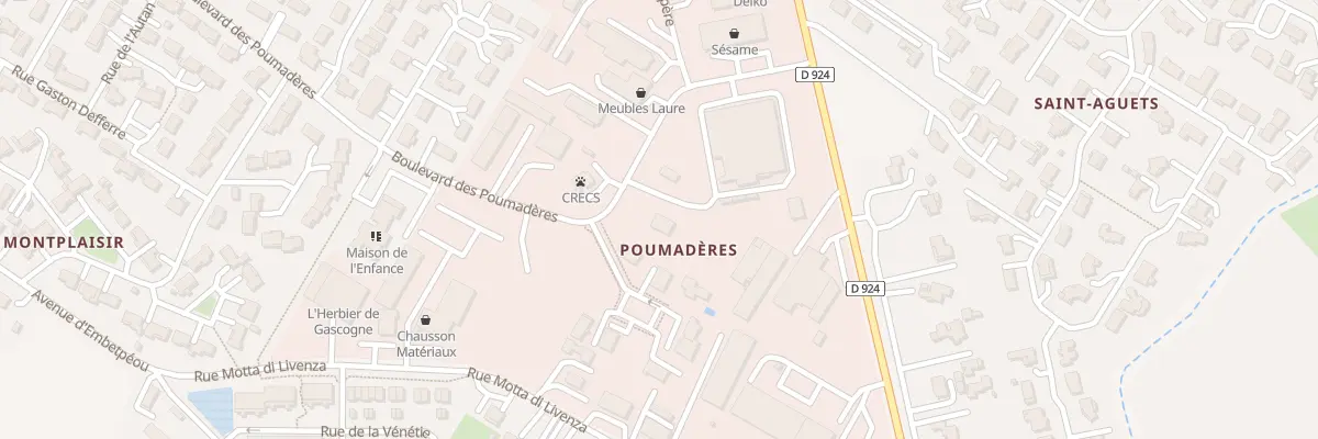 Plan du 35 Bd des Poumadères à L’Isle-Jourdain