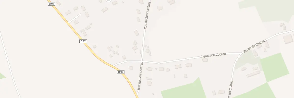 Plan du 8 Rue de Sennevieres à Saint-Hippolyte