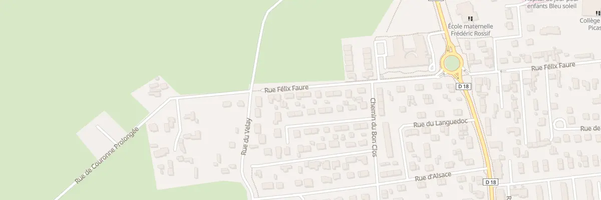 Plan du 71 Rue Félix Faure à Saint-Étienne-du-Rouvray