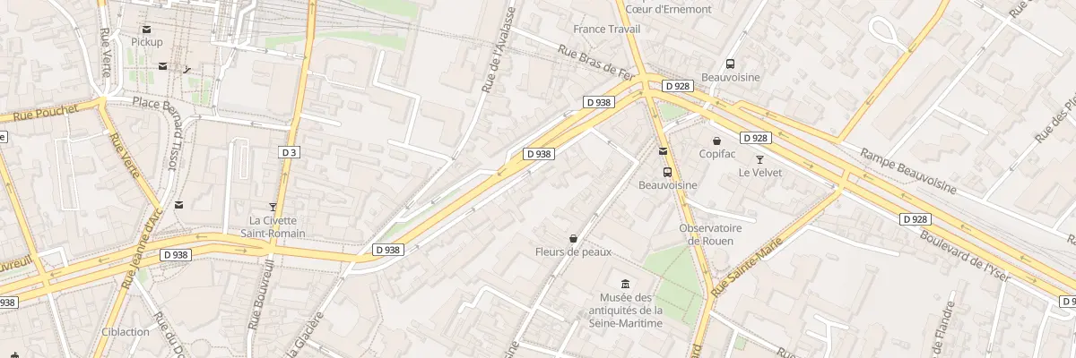 Plan du 143 Bd de l’Yser à Rouen