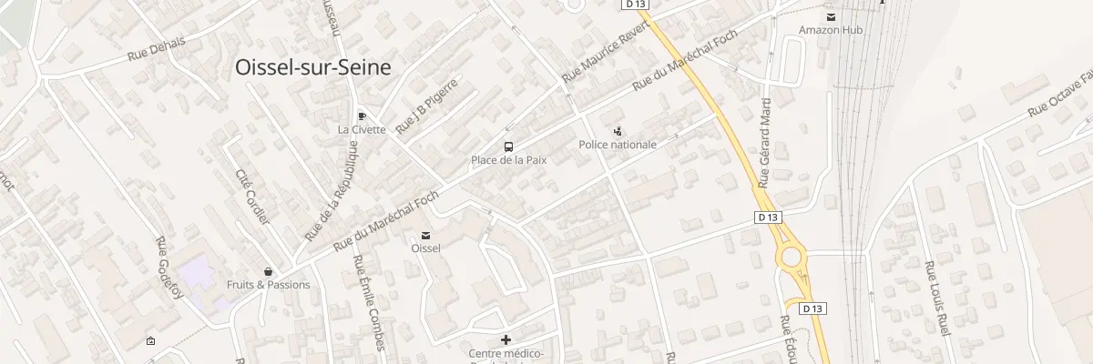 Plan du 102 Rue de la Paix à Oissel-sur-Seine
