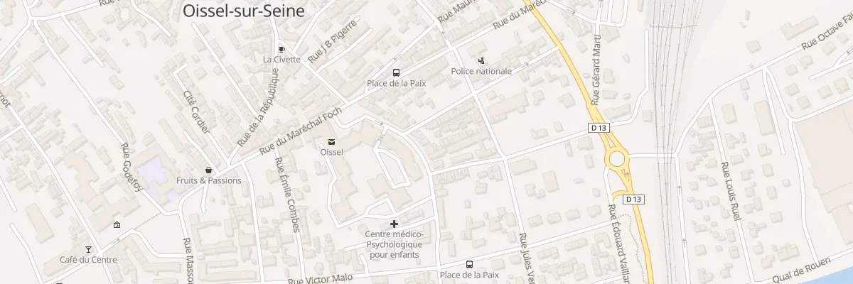 Plan du 82 Rue de la Paix à Oissel-sur-Seine