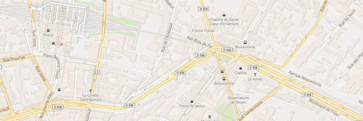 Plan du 56 Bd de l’Yser à Rouen