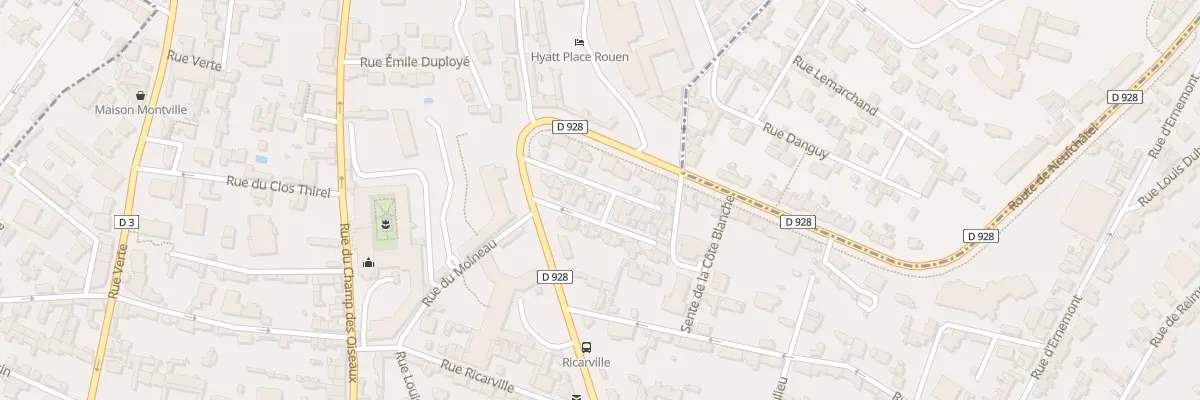 Plan du 13 Rue de la Prevoyance à Rouen