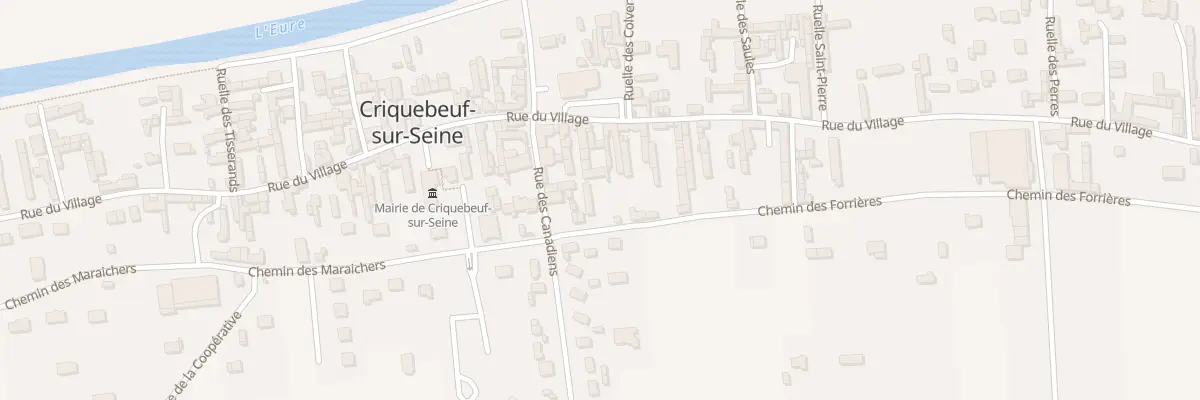 Plan du 626 Che des Forrières à Criquebeuf-sur-Seine