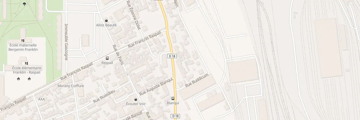 Plan du 233 Rue Pierre Corneille à Sotteville-lès-Rouen