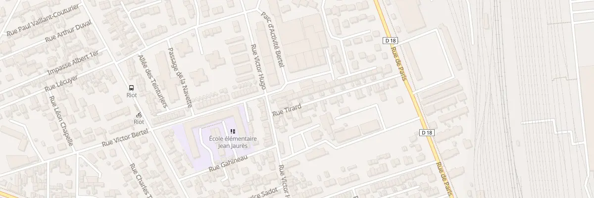 Plan du 34 Rue Tirard à Sotteville-lès-Rouen