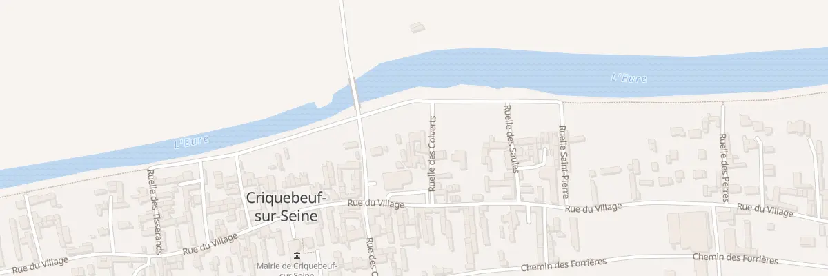 Plan du 47 Rle des Colverts à Criquebeuf-sur-Seine