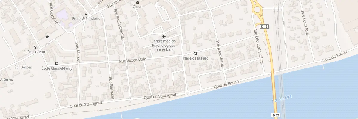 Plan du 41 Rue de la Paix à Oissel-sur-Seine