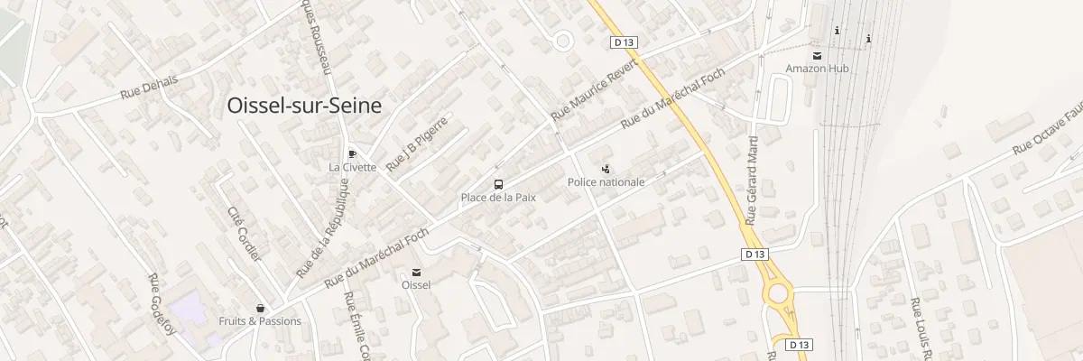Plan du 38B Rue du Mal Foch à Oissel-sur-Seine
