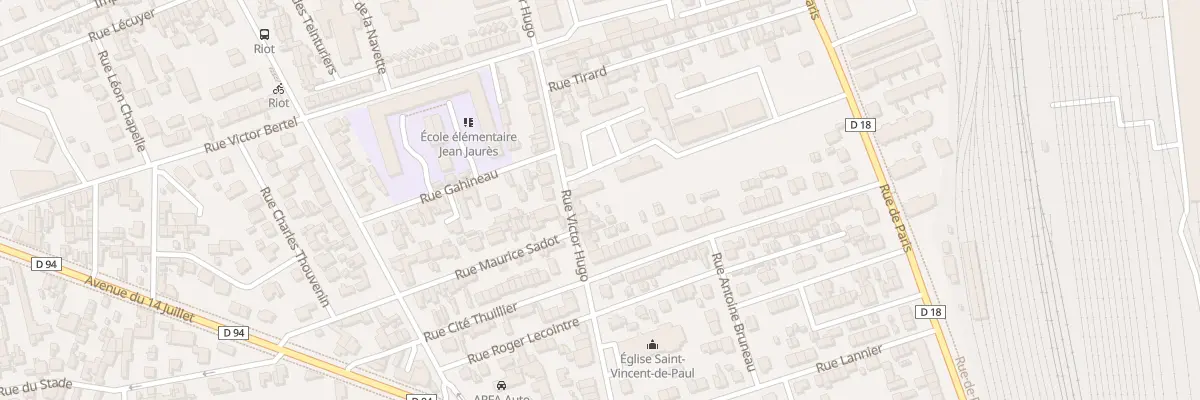 Plan du 371 Rue Victor Hugo à Sotteville-lès-Rouen