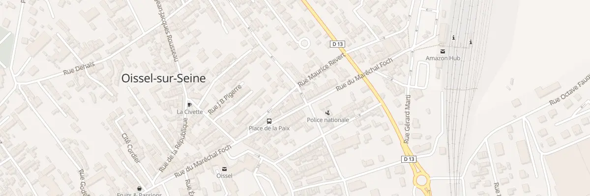 Plan du 31 Rue du Mal Foch à Oissel-sur-Seine