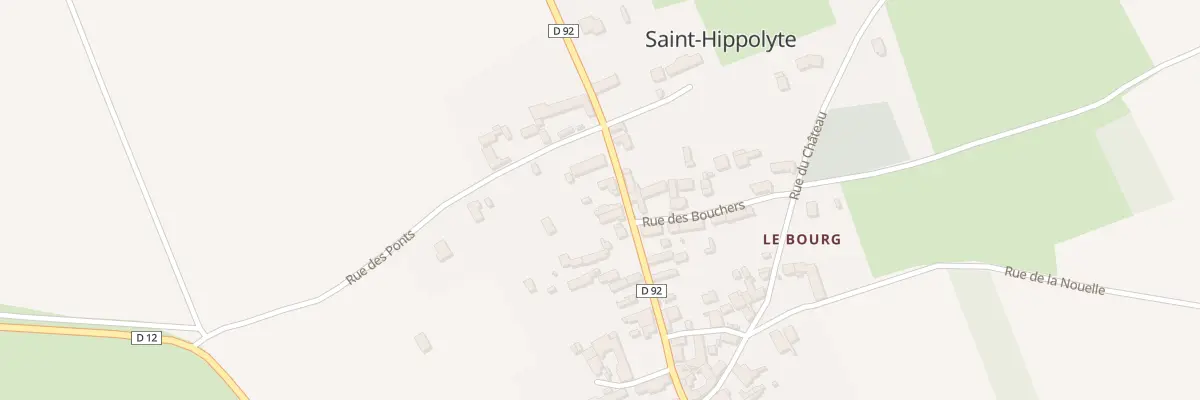 Plan du 115 Le Bourg à Saint-Hippolyte