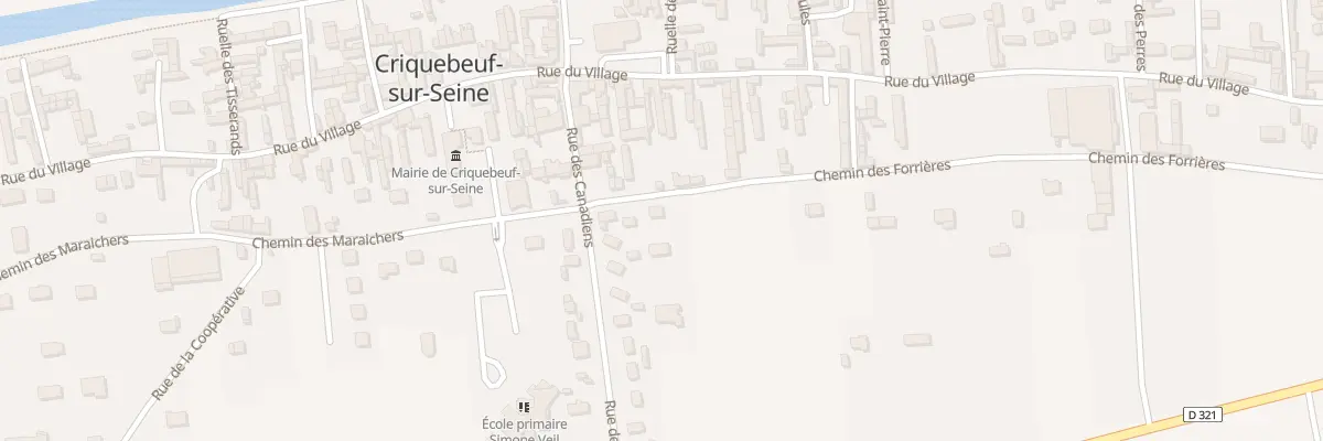 Plan du 625 Che des Forrières à Criquebeuf-sur-Seine