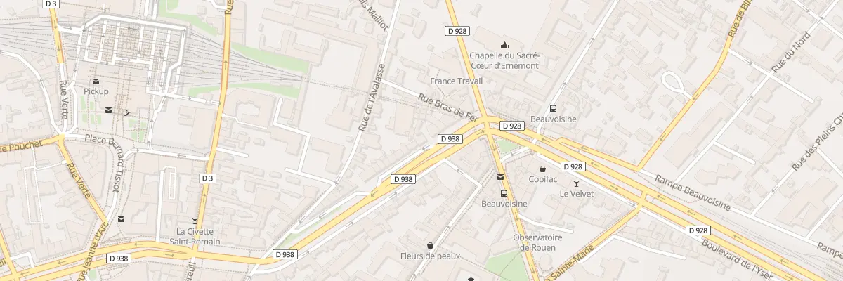 Plan du 52 Bd de l’Yser à Rouen