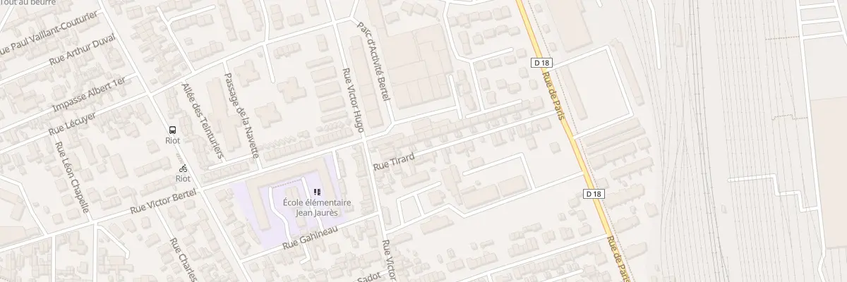 Plan du 30 Rue Tirard à Sotteville-lès-Rouen