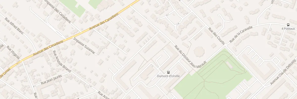 Plan du 18 Rue Maurice Thiriet à Dieppe