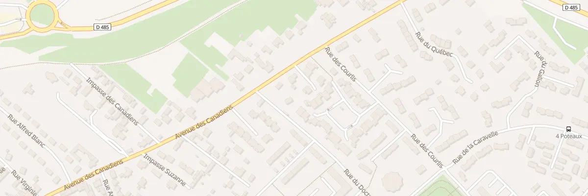 Plan du 38 Av des Canadiens à Dieppe
