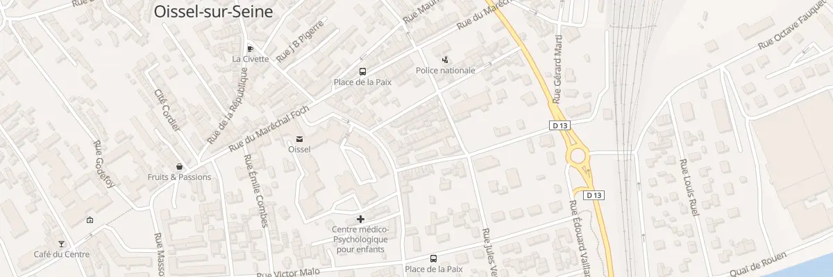 Plan du 46 Rue de la Paix à Oissel-sur-Seine