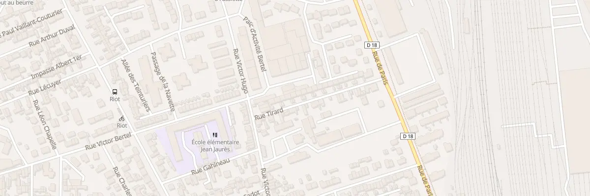 Plan du 28 Rue Tirard à Sotteville-lès-Rouen