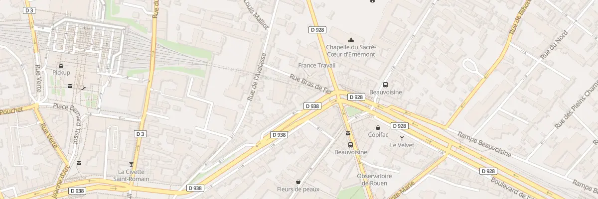 Plan du 46 Bd de l’Yser à Rouen