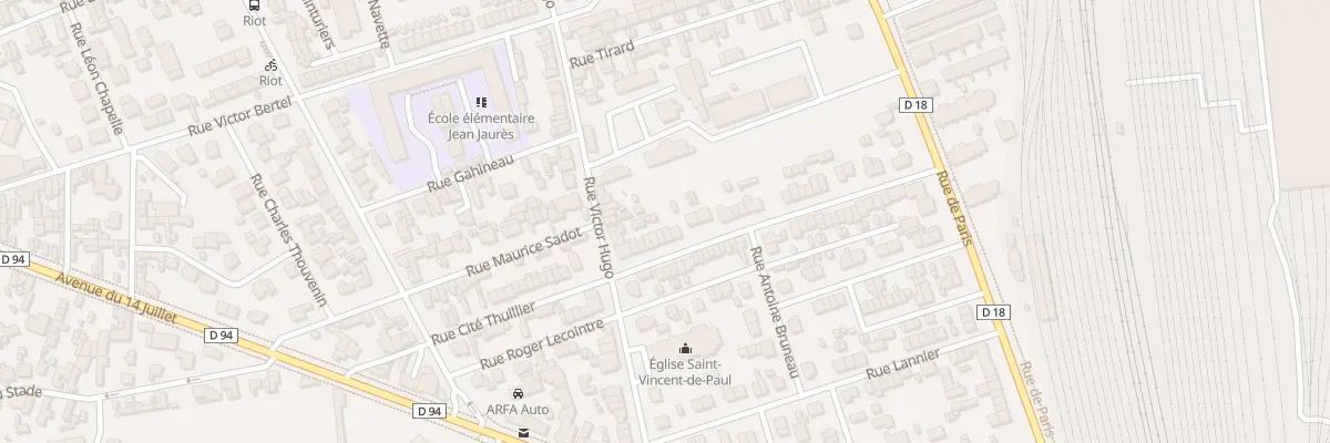 Plan du 36 Rue Cite Thuillier à Sotteville-lès-Rouen