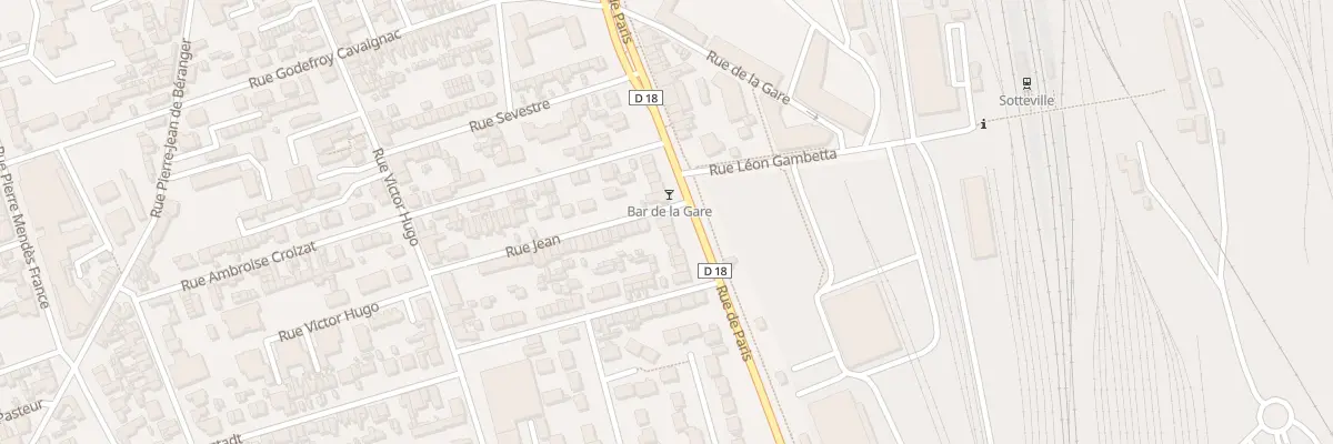 Plan du 1 Rue Jean à Sotteville-lès-Rouen