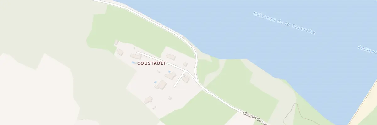 Plan du 490 Che du Lac à Savères