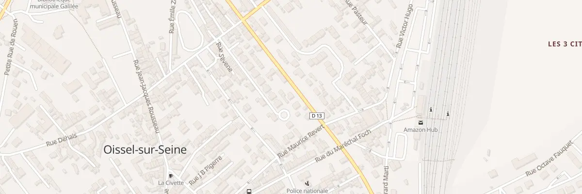 Plan du 3 Rue du Doc Cotoni à Oissel-sur-Seine