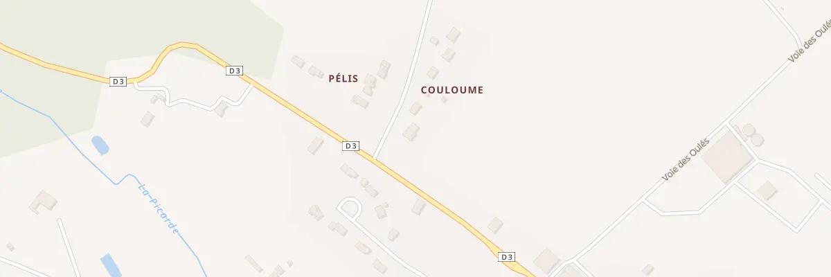 Plan du 5147 Couloume à Comberouger