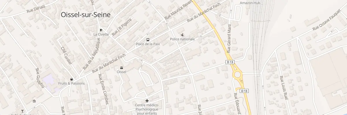 Plan du 66 Rue de la Paix à Oissel-sur-Seine