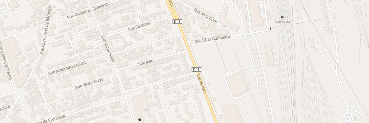 Plan du 470 Rue de Paris à Sotteville-lès-Rouen