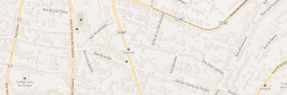 Plan du 37 Rue Henri Lafosse à Rouen