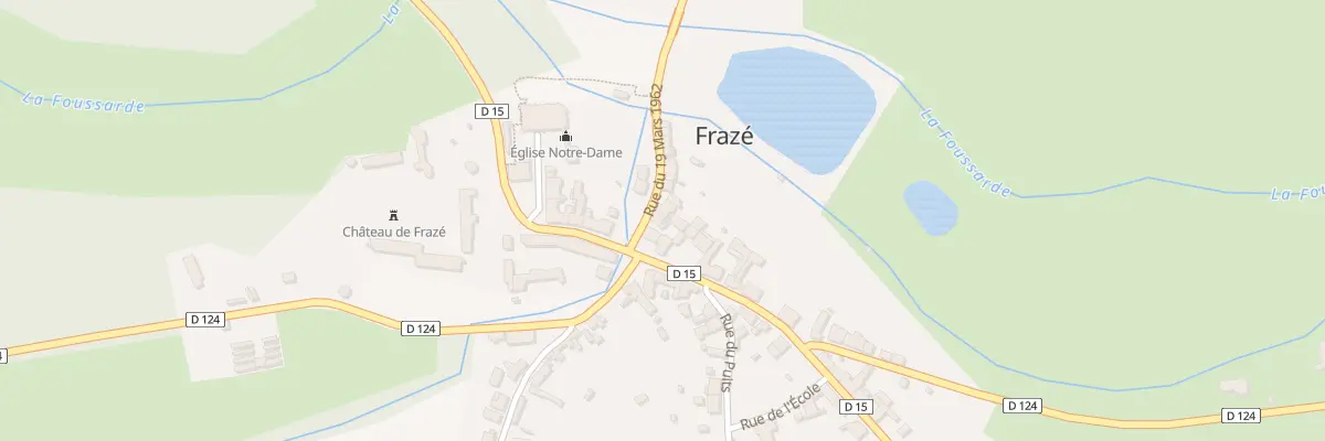 Plan du 1 Rue du 19 Mars 1962 à Frazé