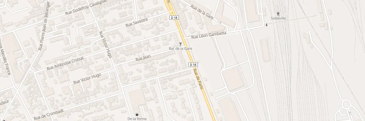Plan du 470B Rue de Paris à Sotteville-lès-Rouen