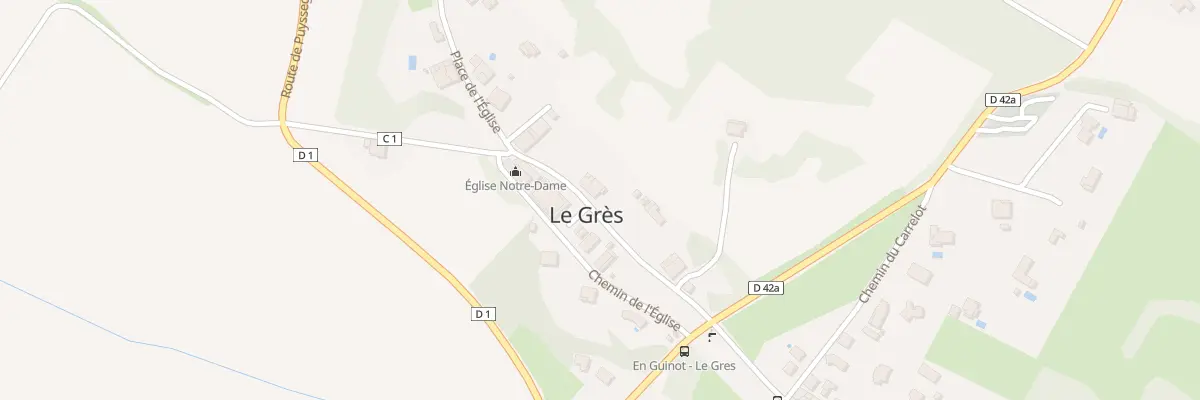 Plan du 75 Rue de la Mairie au Grès
