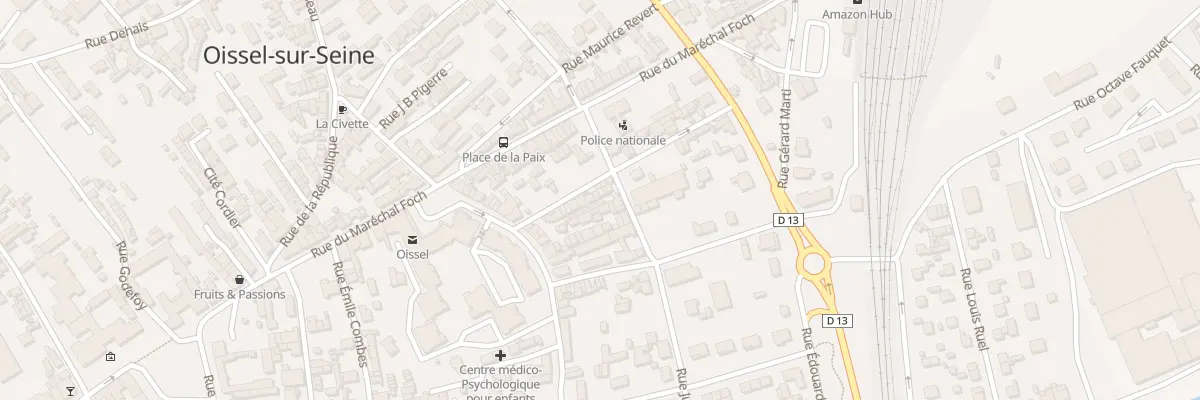Plan du 64 Rue de la Paix à Oissel-sur-Seine