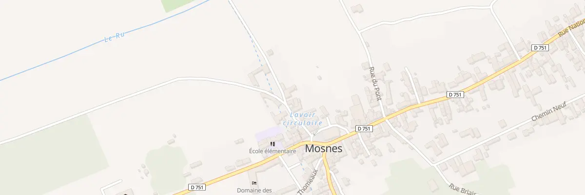 Plan du 9 Imp de la Fontaine à Mosnes