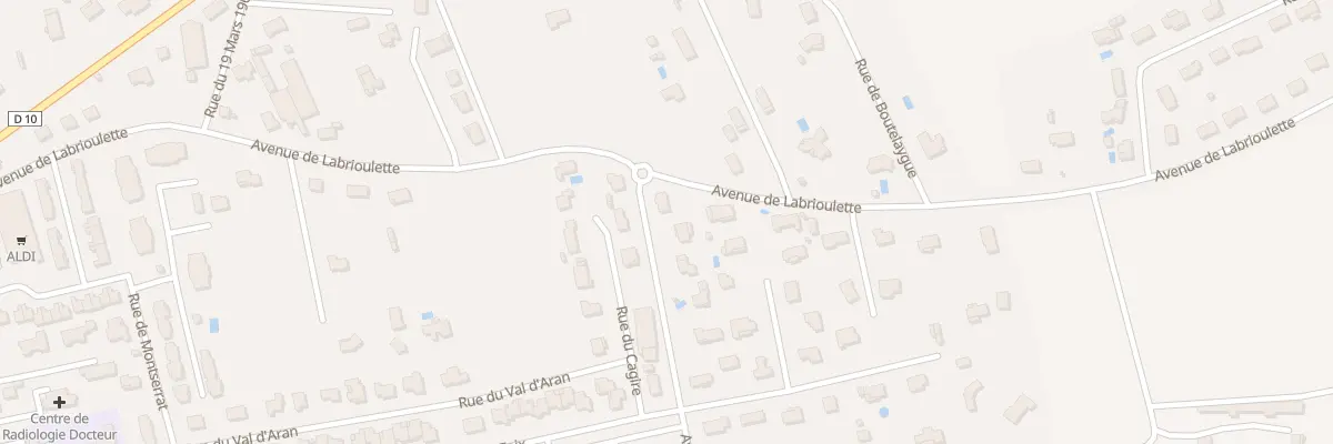Plan du 3 Av du Lac à Cazères