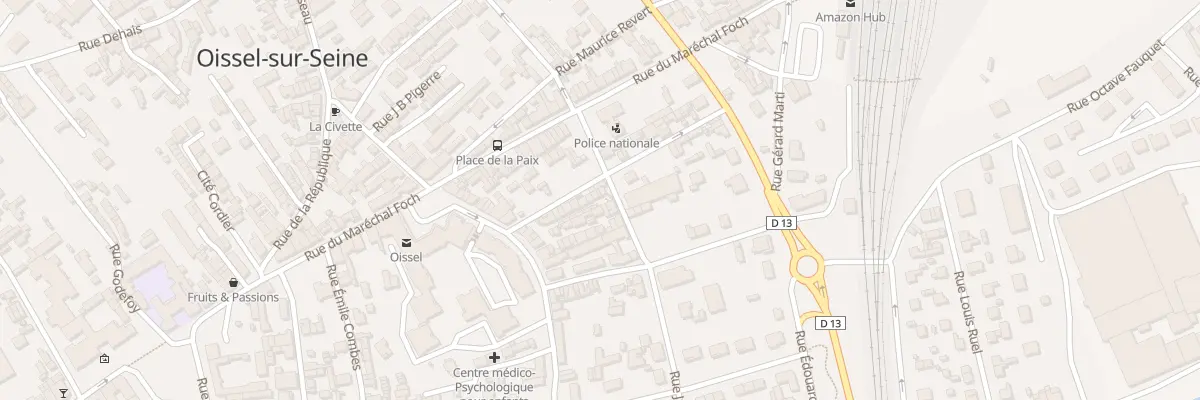 Plan du 62 Rue de la Paix à Oissel-sur-Seine