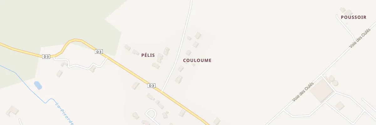 Plan du 5153 Couloume à Comberouger