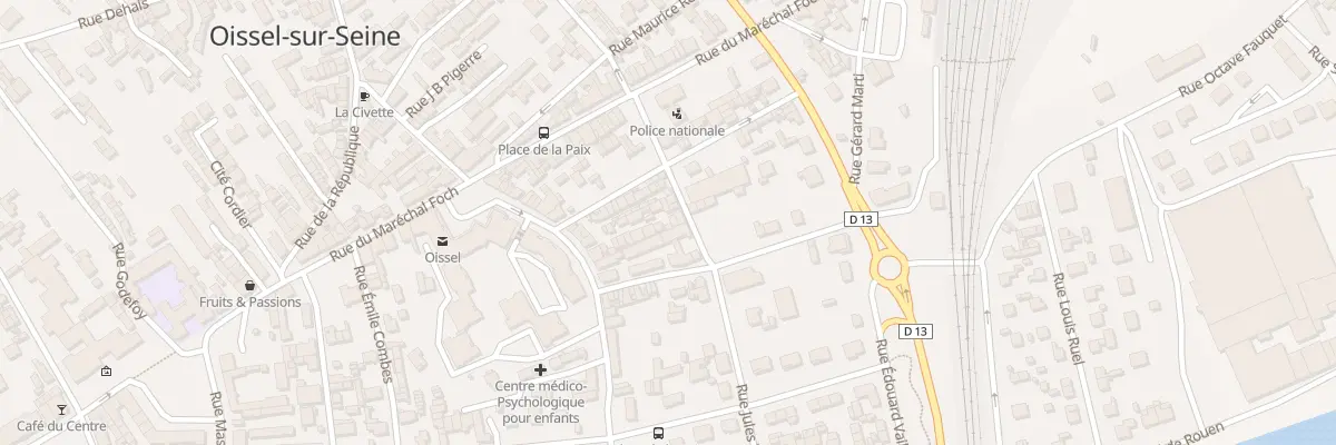 Plan du 50B Rue de la Paix à Oissel-sur-Seine