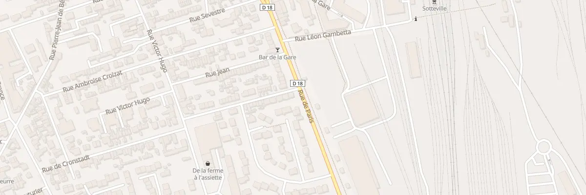 Plan du 476 Rue de Paris à Sotteville-lès-Rouen