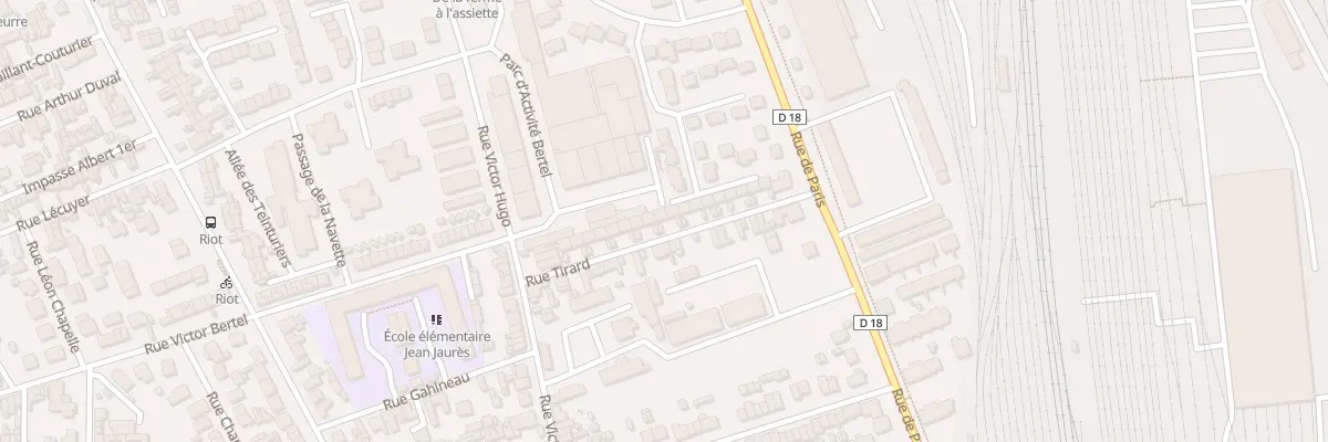Plan du 20 Rue Tirard à Sotteville-lès-Rouen