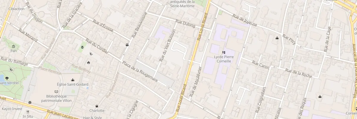 Plan du 39 Rue Louis Ricard à Rouen